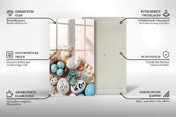 Protection pour plaque de cuisson Décorations de Pâques