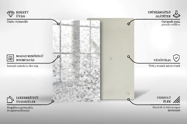 Protection pour plaque de cuisson Cristaux de sel
