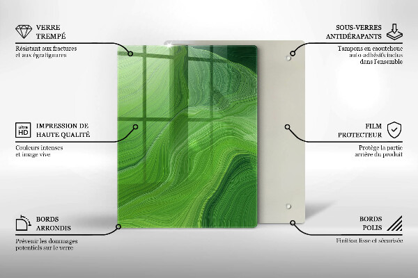 Protection pour plaque de cuisson Cristaux de sel