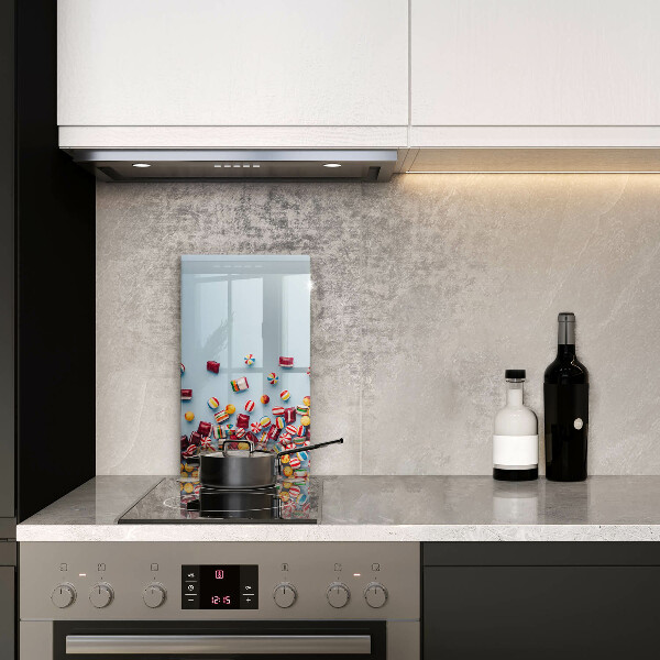 Protection pour plaque de cuisson Bonbons colorés