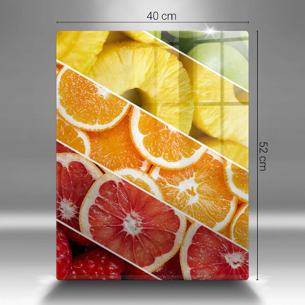 Protection pour plaque de cuisson Fruits colorés