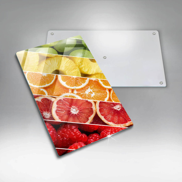 Protection pour plaque de cuisson Fruits colorés
