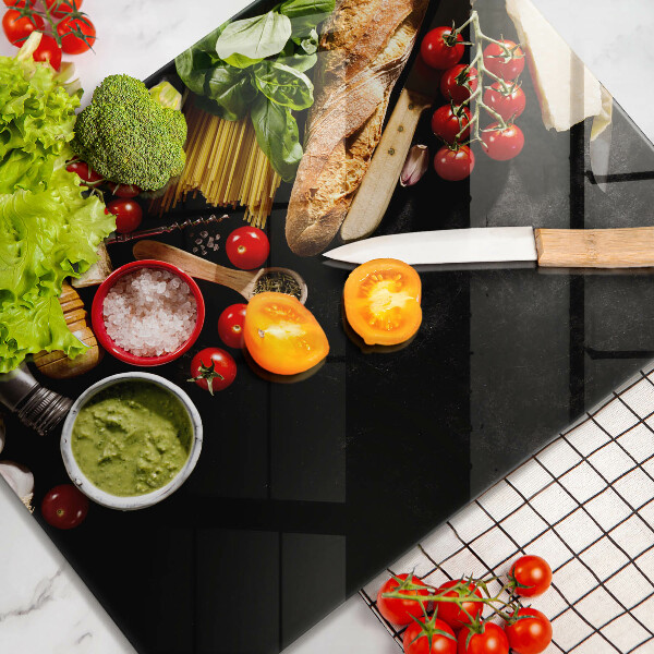 Protection pour plaque de cuisson Ingrédients et épices italiens