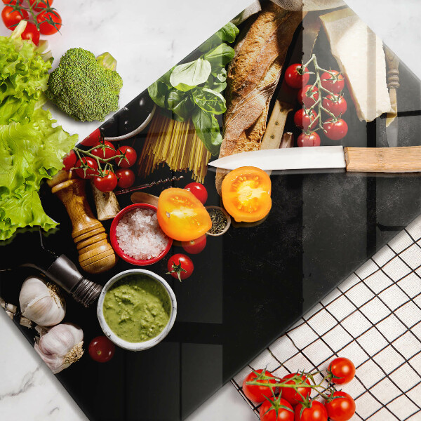 Protection pour plaque de cuisson Ingrédients et épices italiens