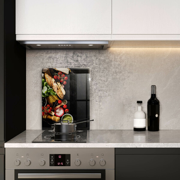 Protection pour plaque de cuisson Ingrédients et épices italiens