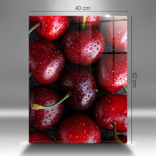 Protection pour plaque de cuisson Gros plan de cerises