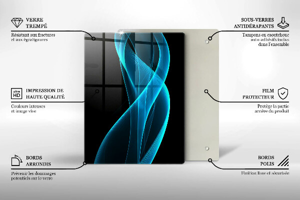 Protection pour plaque de cuisson Gros plan de cerises