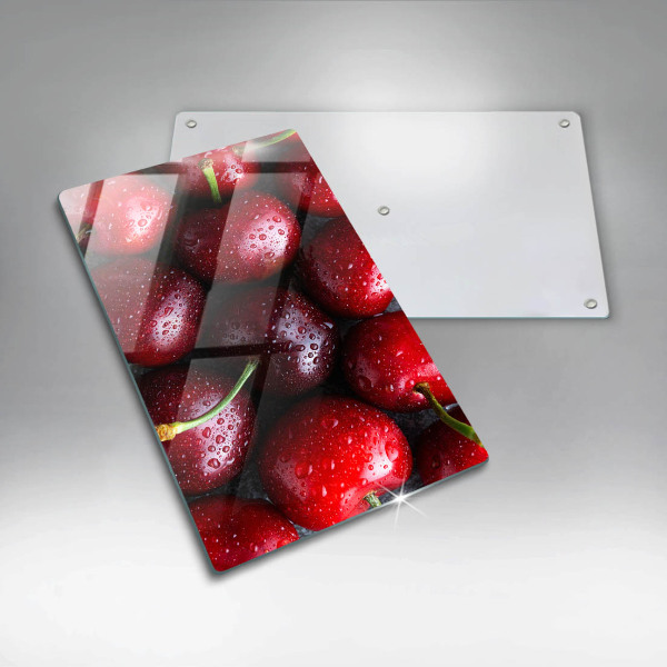Protection pour plaque de cuisson Gros plan de cerises
