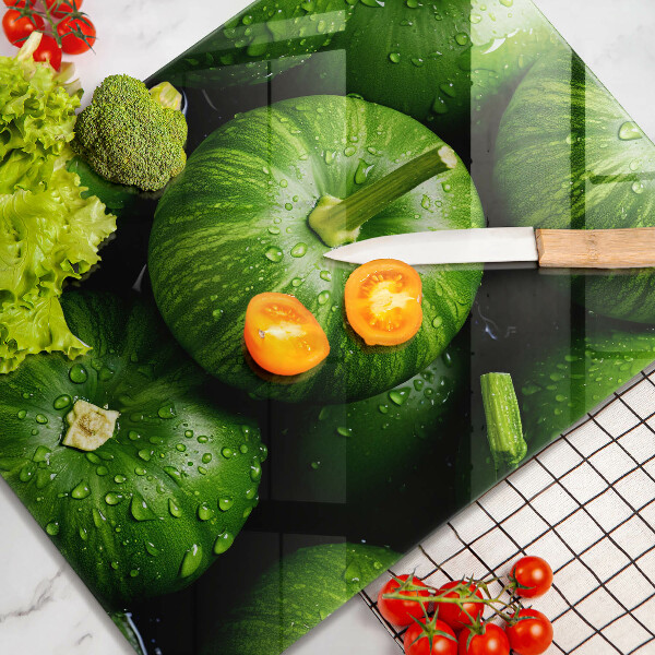 Protection pour plaque de cuisson Citrouilles vertes