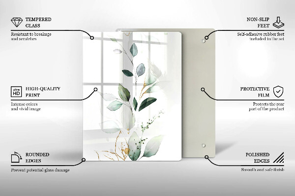 Protection pour plaque de cuisson Citrouilles vertes