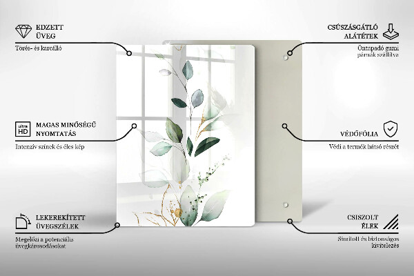 Protection pour plaque de cuisson Citrouilles vertes