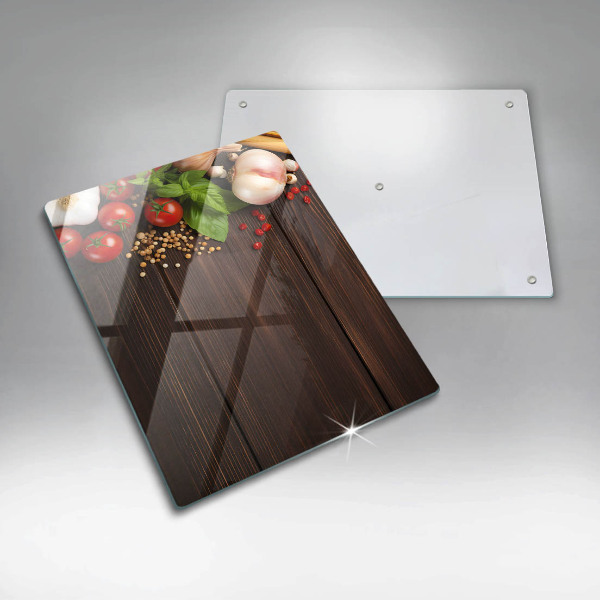 Protection pour plaque de cuisson Des légumes sur la table