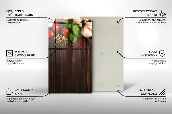 Protection pour plaque de cuisson Des légumes sur la table