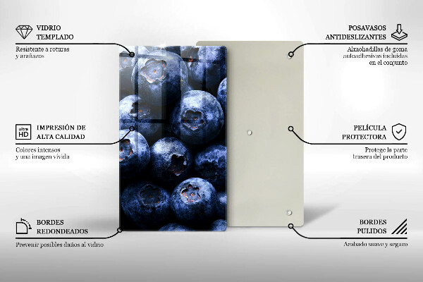 Protection pour plaque de cuisson Gros plan de baies