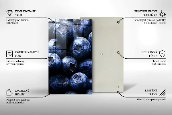 Protection pour plaque de cuisson Gros plan de baies