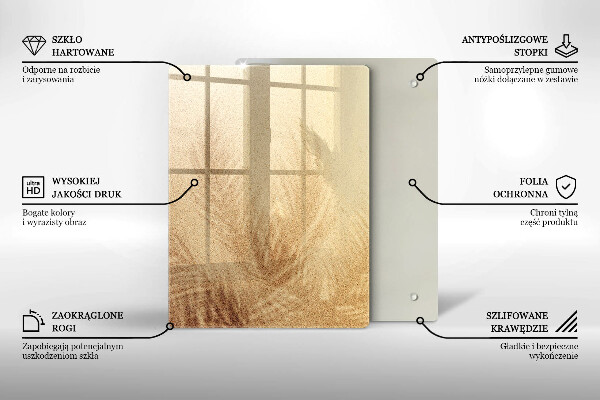 Protection pour plaque de cuisson Noix sur fond blanc