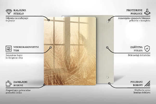 Protection pour plaque de cuisson Noix sur fond blanc