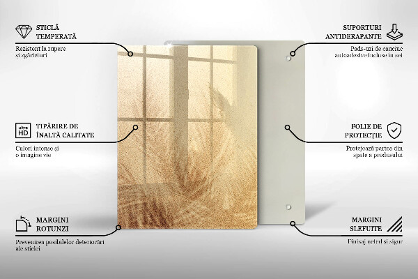 Protection pour plaque de cuisson Noix sur fond blanc