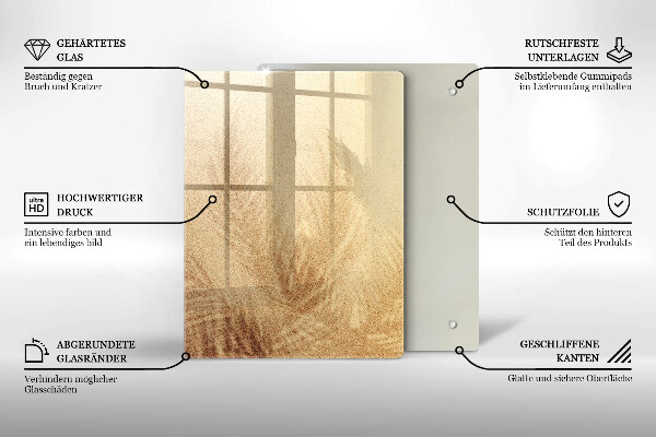 Protection pour plaque de cuisson Noix sur fond blanc