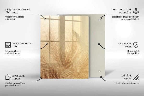 Protection pour plaque de cuisson Noix sur fond blanc