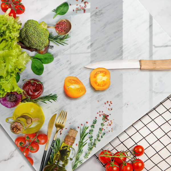 Protection pour plaque de cuisson Légumes et épices