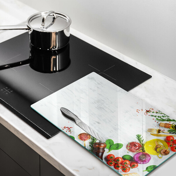 Protection pour plaque de cuisson Légumes et épices