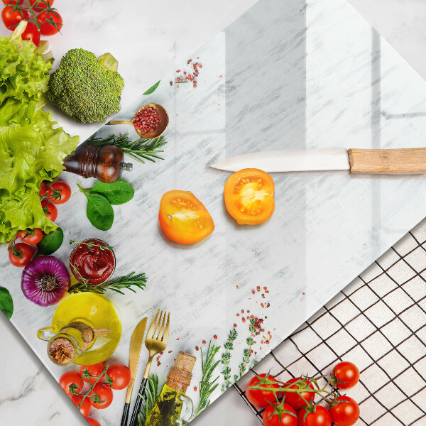 Protection pour plaque de cuisson Légumes et épices