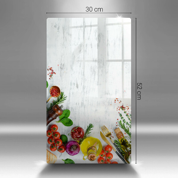 Protection pour plaque de cuisson Légumes et épices