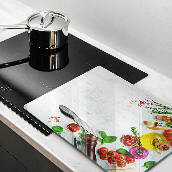 Protection pour plaque de cuisson Légumes et épices