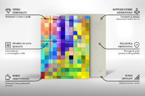 Protection pour plaque de cuisson Illustration de feuilles de Monstera