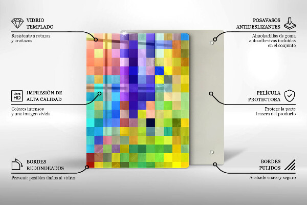 Protection pour plaque de cuisson Illustration de feuilles de Monstera