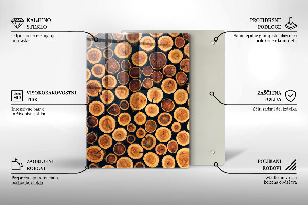 Protection pour plaque de cuisson Modèle de feuilles de bohème