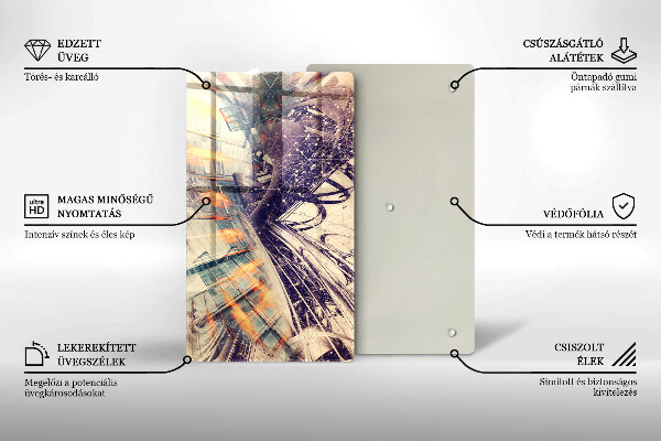 Protection pour plaque de cuisson Composition moderne