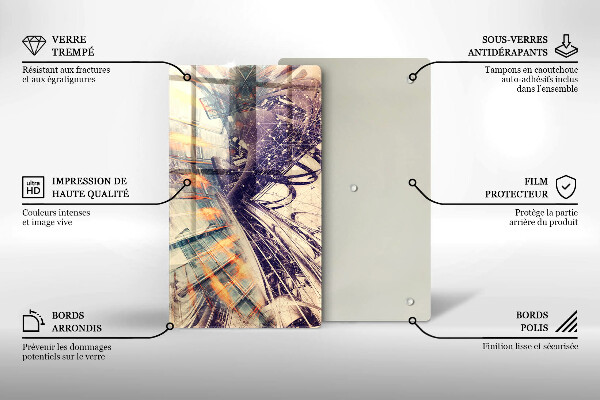 Protection pour plaque de cuisson Composition moderne