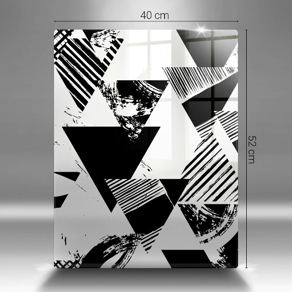 Protection pour plaque de cuisson Triangles géométriques