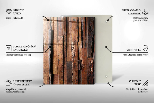 Protection pour plaque de cuisson Triangles géométriques