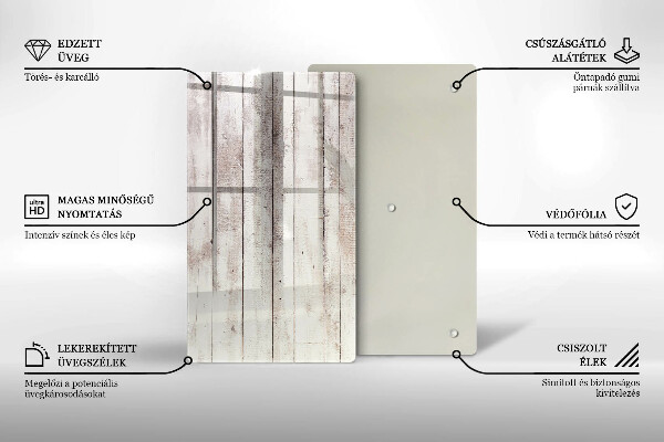 Planche à découper verre Vieilles planches de bois