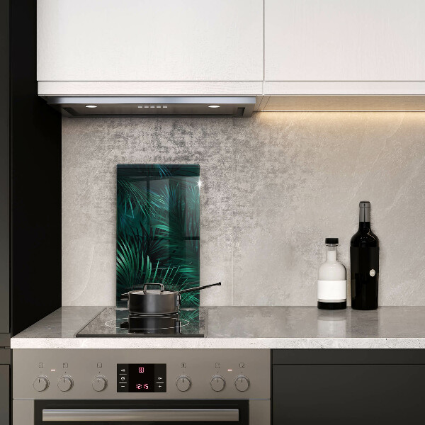 Protection pour plaque de cuisson Feuilles de la jungle sauvage