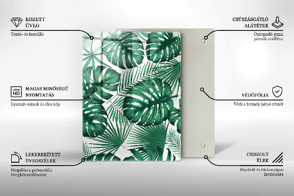 Protection pour plaque de cuisson Texture béton