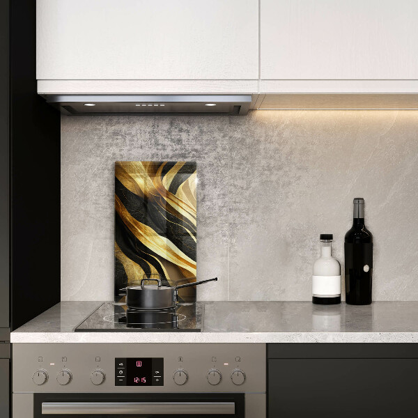 Protection pour plaque de cuisson Abstraction élégante