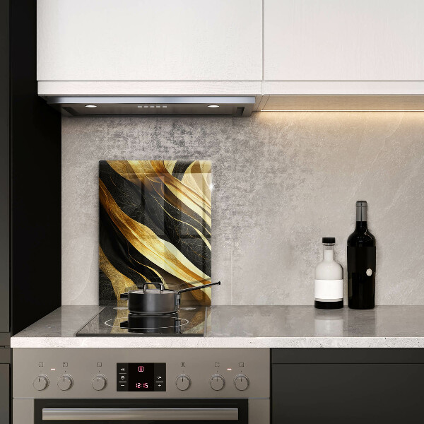 Protection pour plaque de cuisson Abstraction élégante