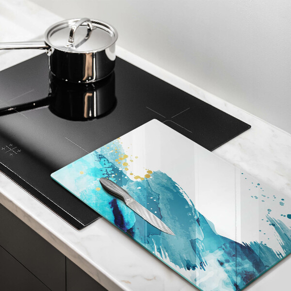 Protection pour plaque de cuisson Taches bleues