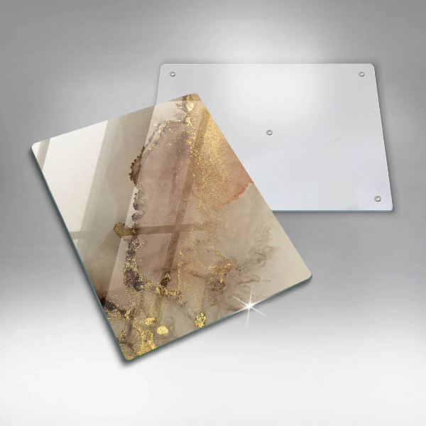 Protection pour plaque de cuisson Abstraction de l'or