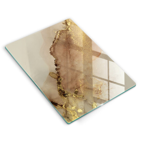 Protection pour plaque de cuisson Abstraction de l'or