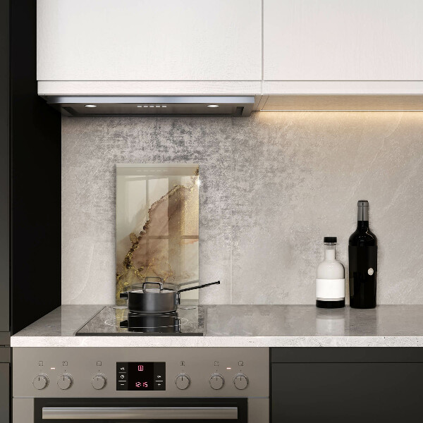 Protection pour plaque de cuisson Abstraction de l'or