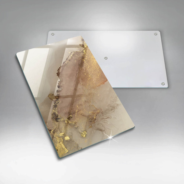 Protection pour plaque de cuisson Abstraction de l'or