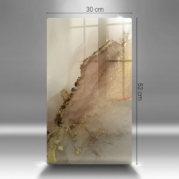 Protection pour plaque de cuisson Abstraction de l'or