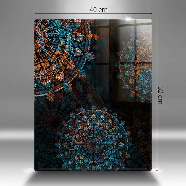 Protection pour plaque de cuisson Roues vintage bohème