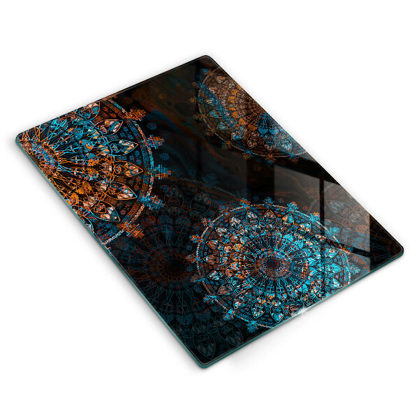 Protection pour plaque de cuisson Roues vintage bohème