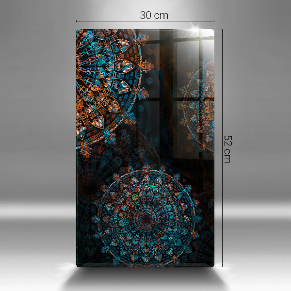 Protection pour plaque de cuisson Roues vintage bohème